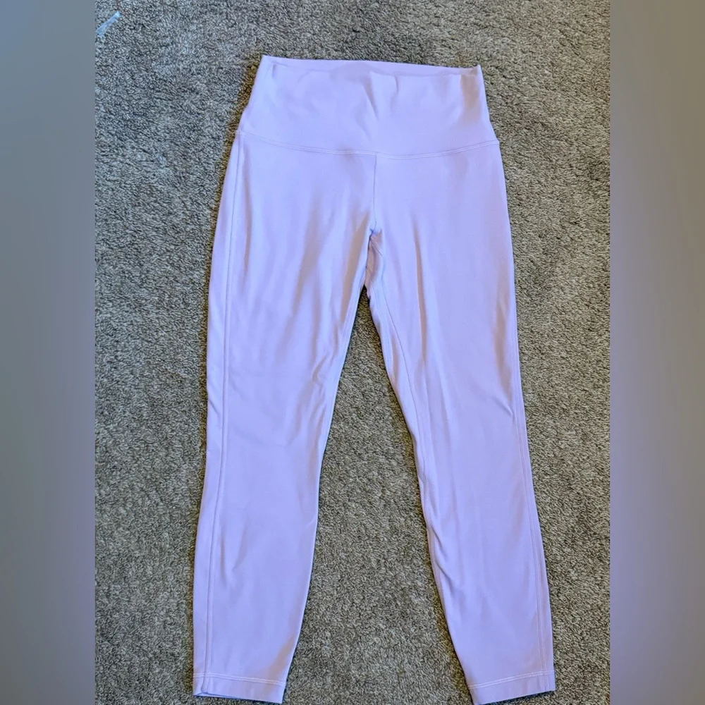 Lululemon Peony Pink 25” HR Align leggings sz 8 - Picture 3 of 7